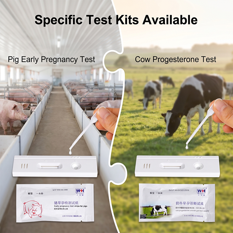 Urine Analyzer Strip - 10pcs Livestock Early Pregnancy Test Strips