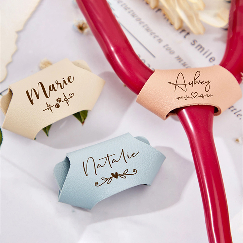 Personalized Leather Stethosco - Medical Lab Logo recensione e prezzo