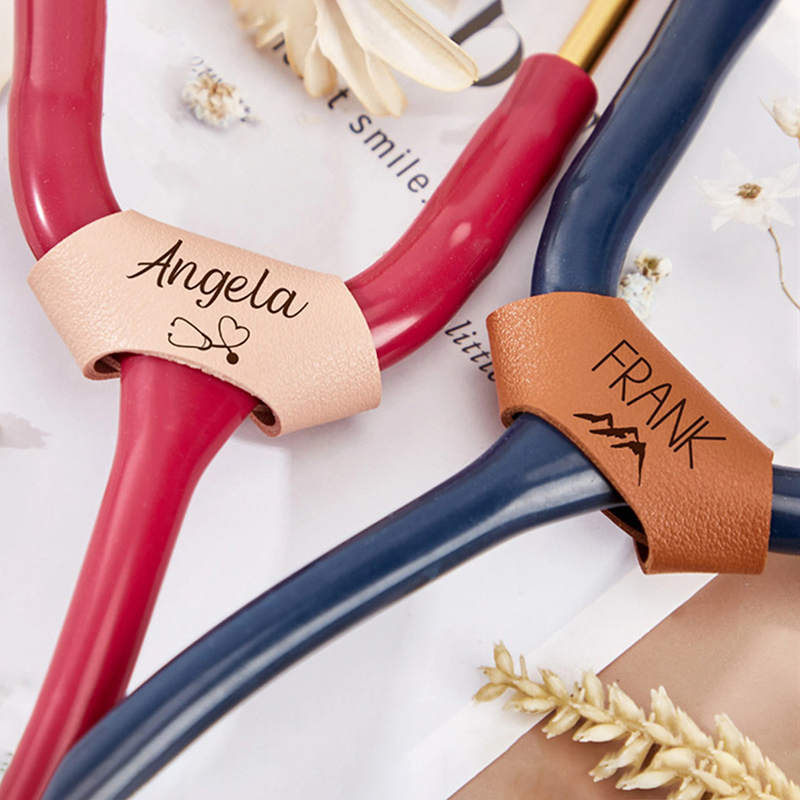 Personalized Leather Stethosco - Medical Lab Logo recensione e prezzo