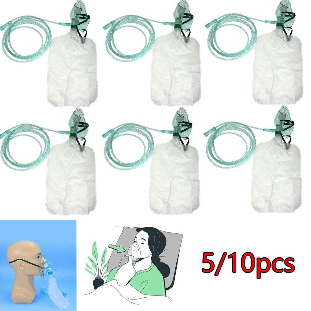 5/10PCS Adult Non-rebreather o - Oxygen Mask Non-Rebreather recensione e prezzo