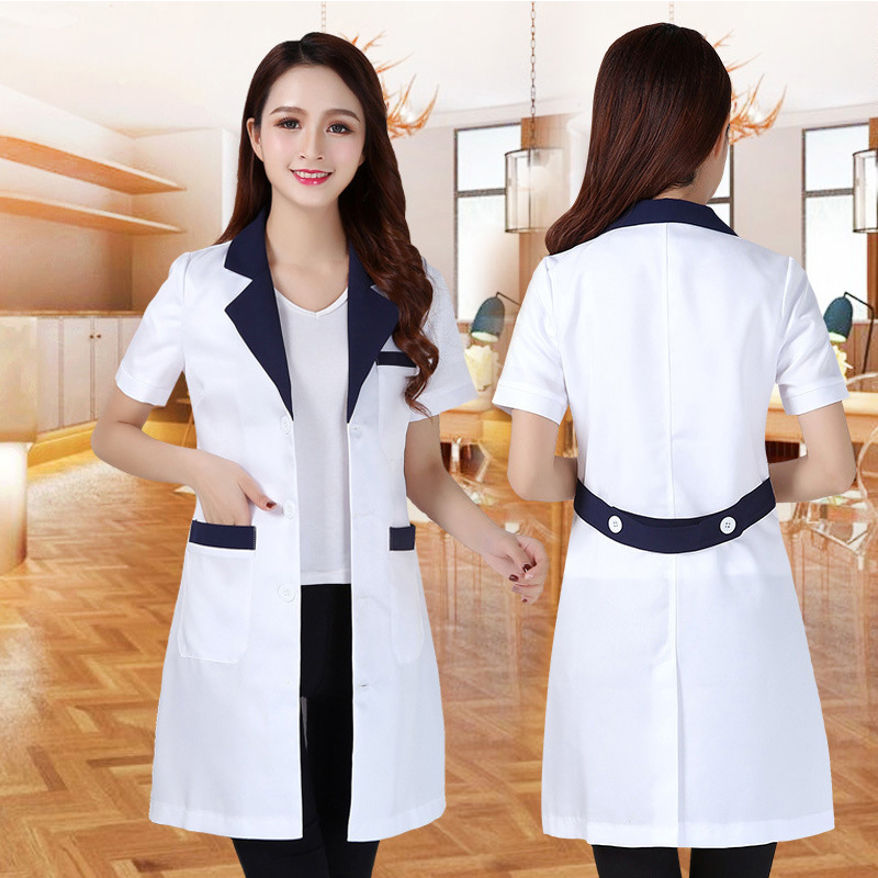 Summer women's white coat labo - Medical Lab Coats recensione e prezzo