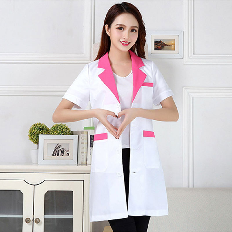 Summer women's white coat labo - Medical Lab Coats recensione e prezzo