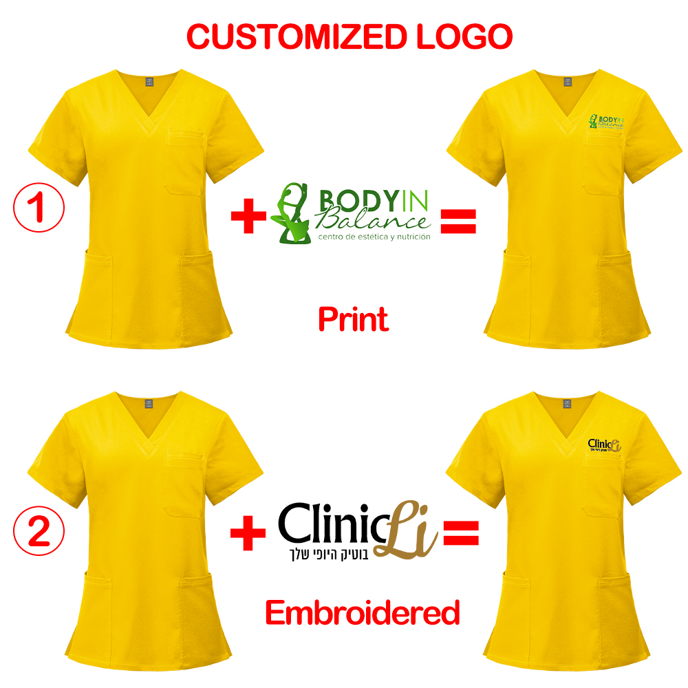 New Medical Scrubs Jumpsuits S - Medical Lab Logo recensione e prezzo