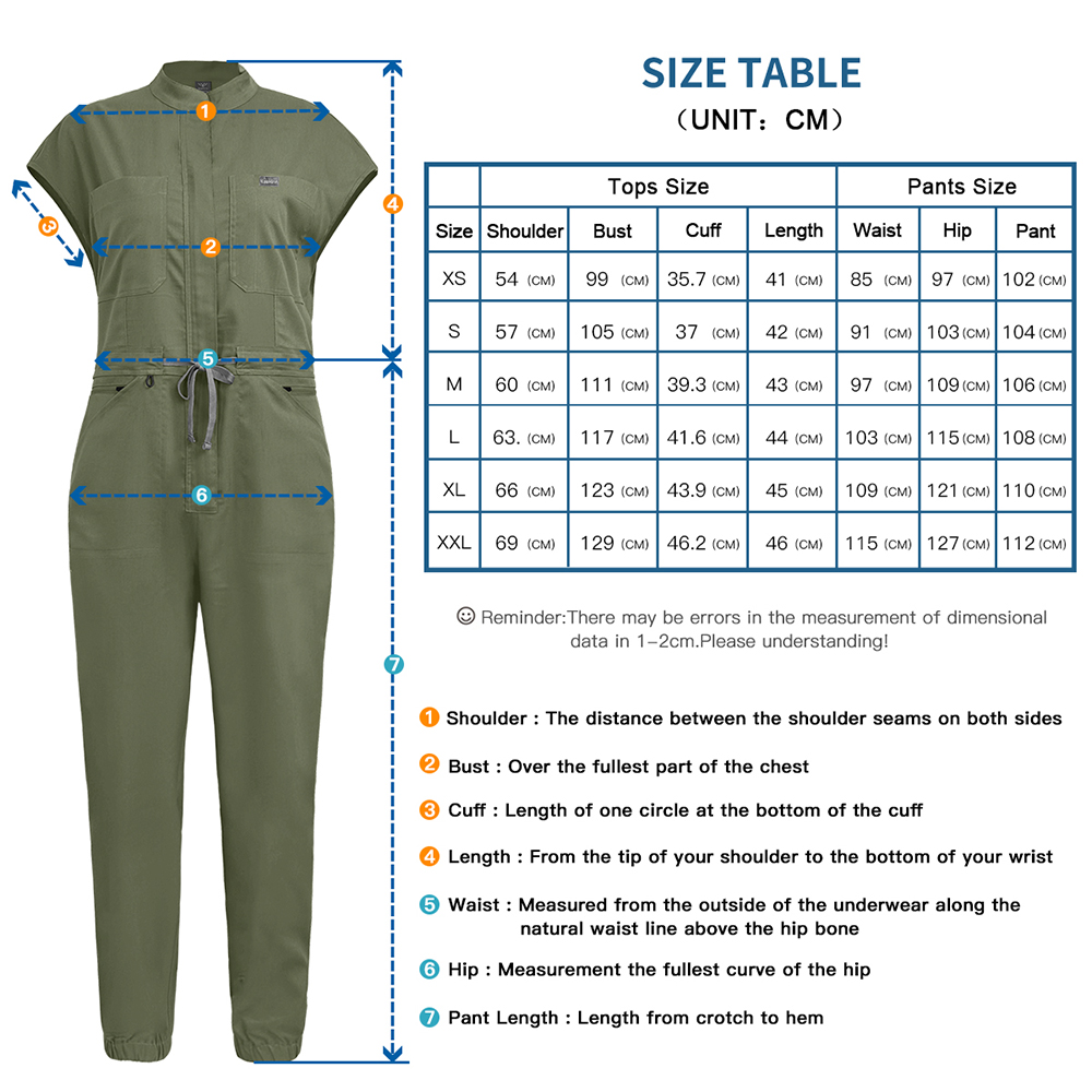New Medical Scrubs Jumpsuits S - Medical Lab Logo recensione e prezzo