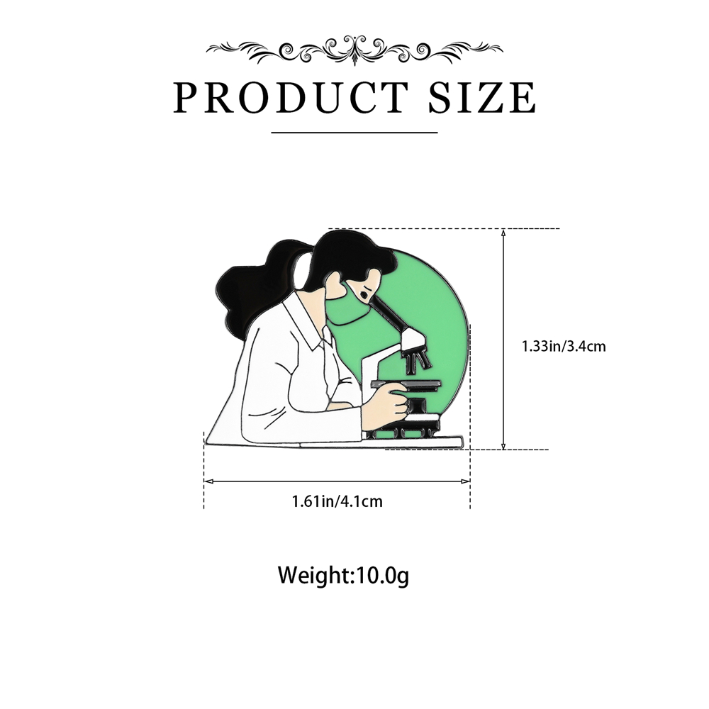 Hanreshe Lab Scientist Enamel  - Medical Lab Logo recensione e prezzo