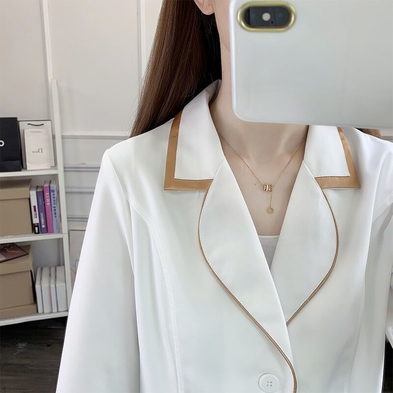 white short beauty uniform dre - Medical Lab Coats recensione e prezzo