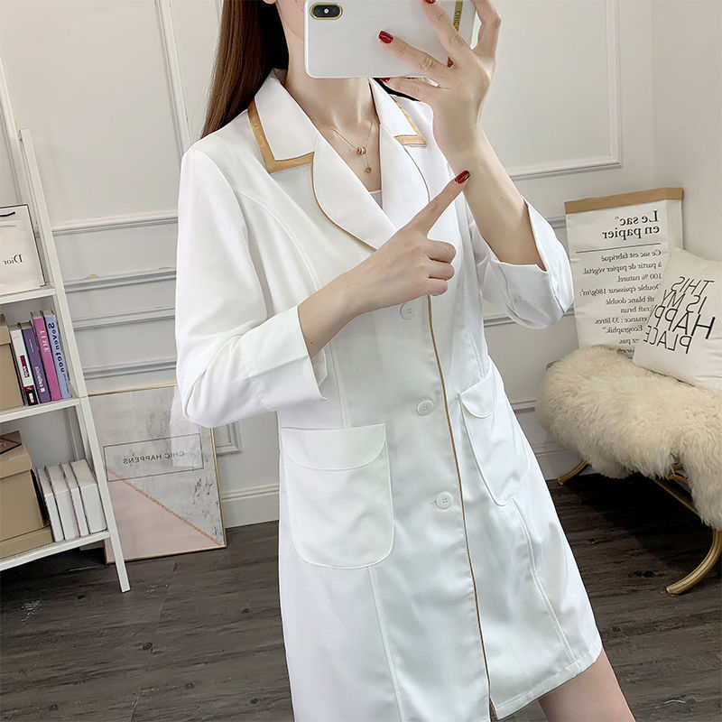 white short beauty uniform dre - Medical Lab Coats recensione e prezzo