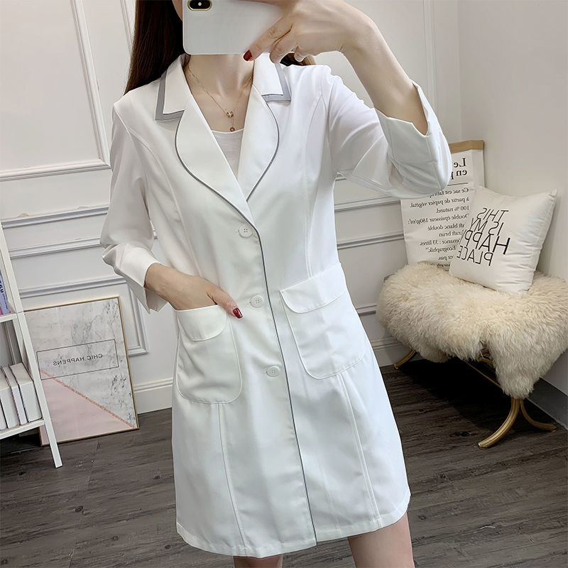 white short beauty uniform dre - Medical Lab Coats recensione e prezzo