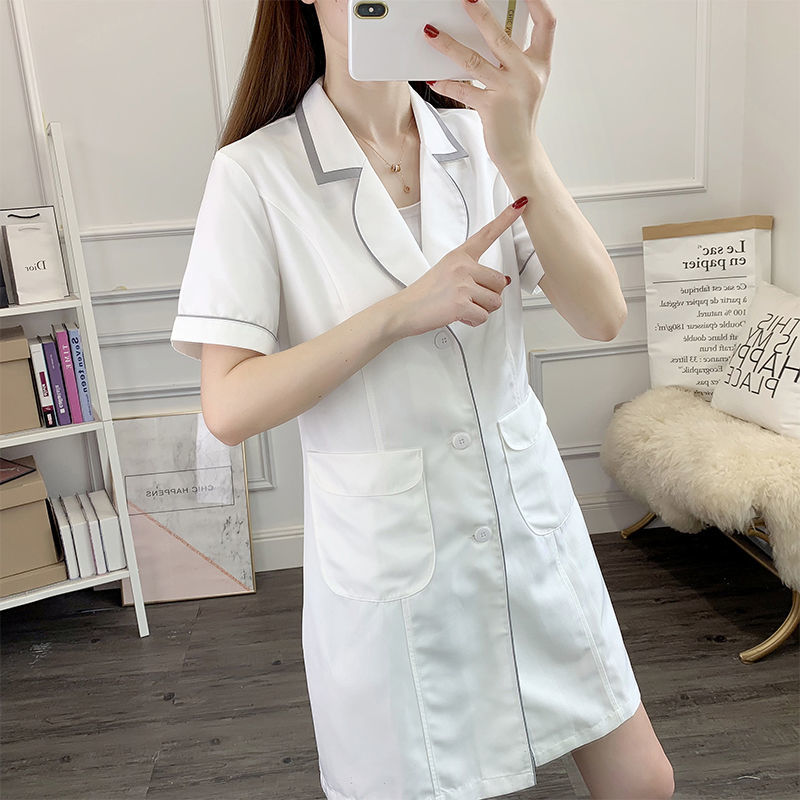 white short beauty uniform dre - Medical Lab Coats recensione e prezzo