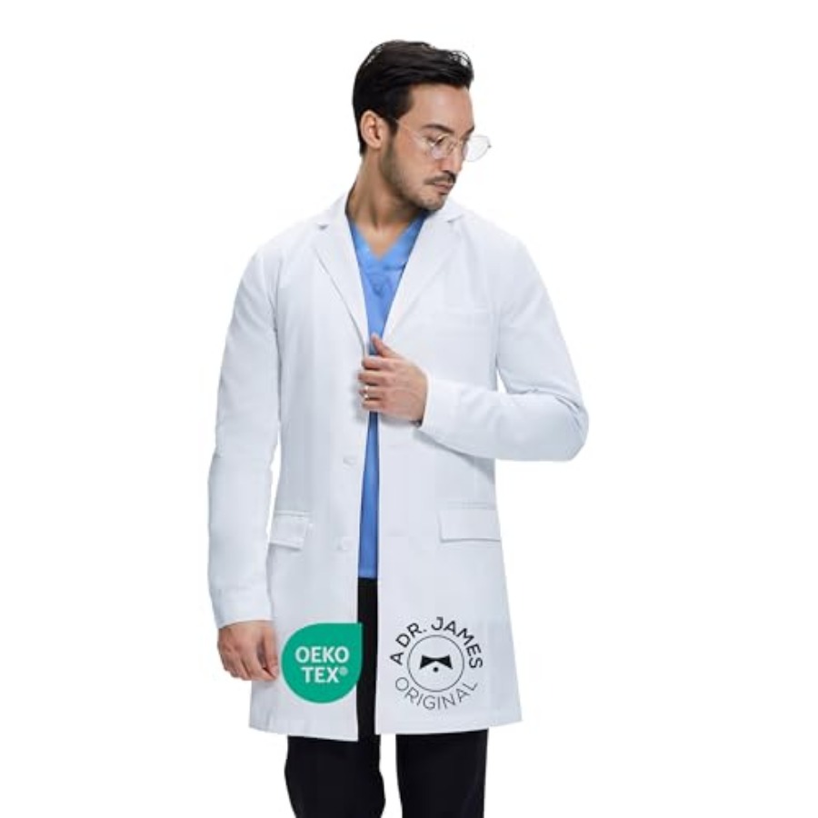 Dr. James Men's Lab Coat White - Medical Lab Coats recensione e prezzo
