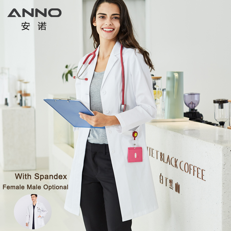 ANNO Long Sleeve Lab Uniforms  - Medical Lab Gown recensione e prezzo