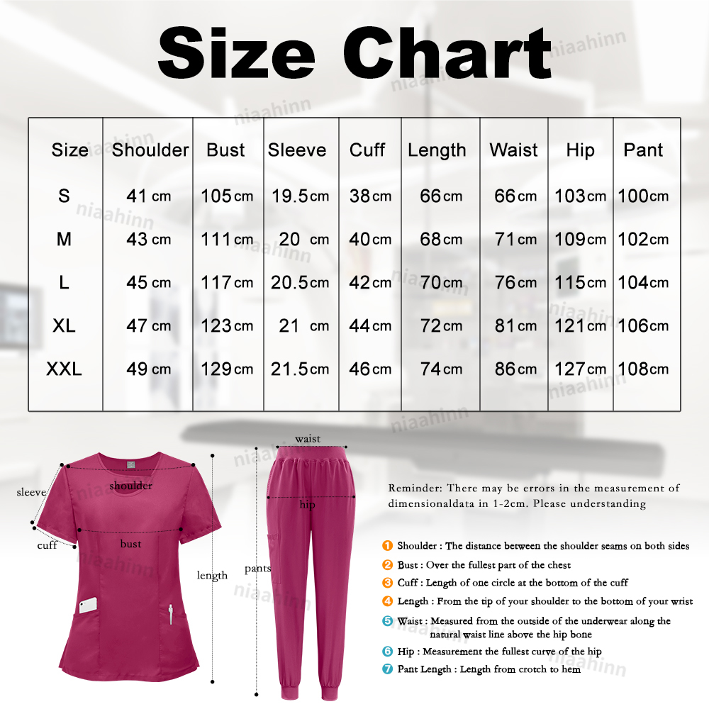 Multicolour Elastic Scrubs Sui - Medical Lab Gown recensione e prezzo