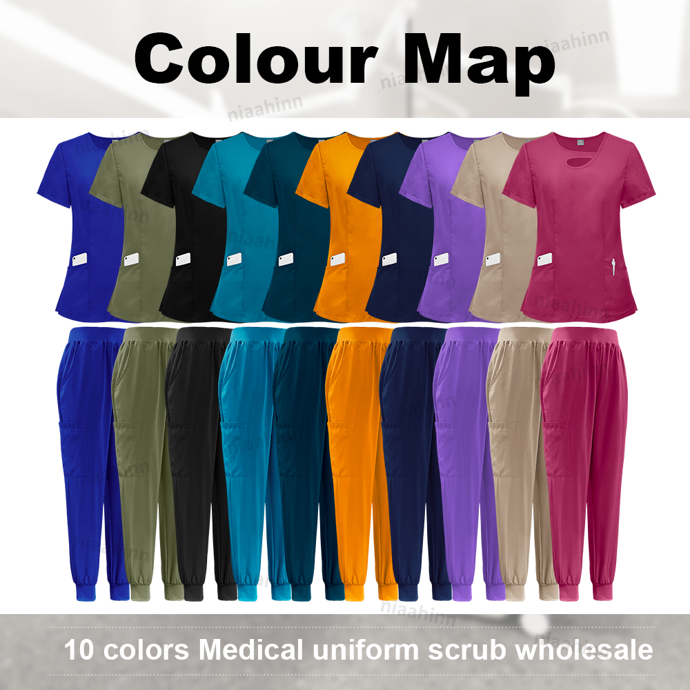 Multicolour Elastic Scrubs Sui - Medical Lab Gown recensione e prezzo