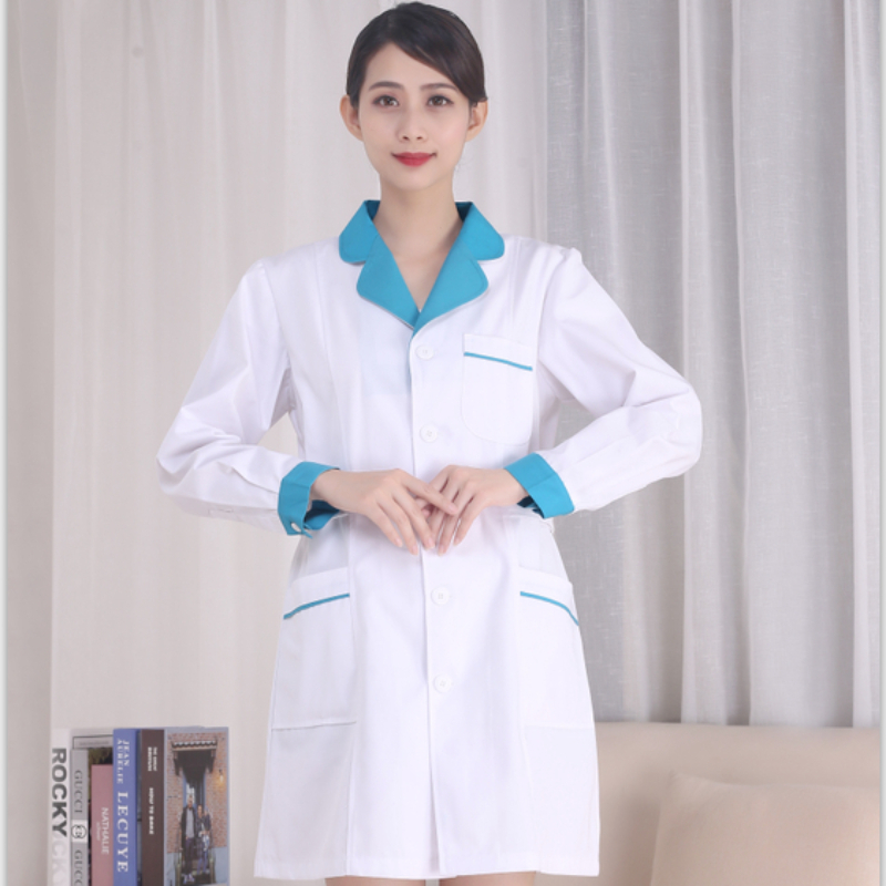 White Nurse Uniforms Short Sle - Medical Lab Logo recensione e prezzo