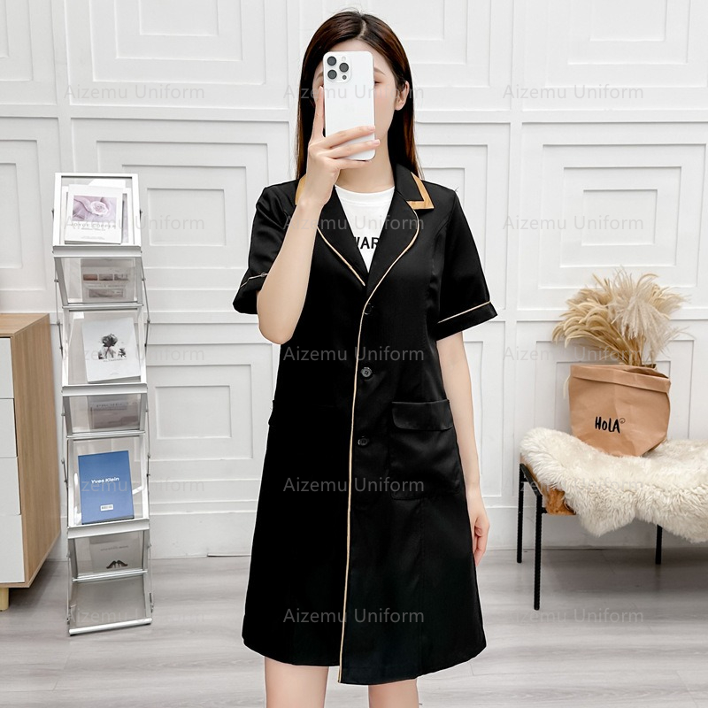 black beauty uniform with beau - Medical Lab Logo recensione e prezzo