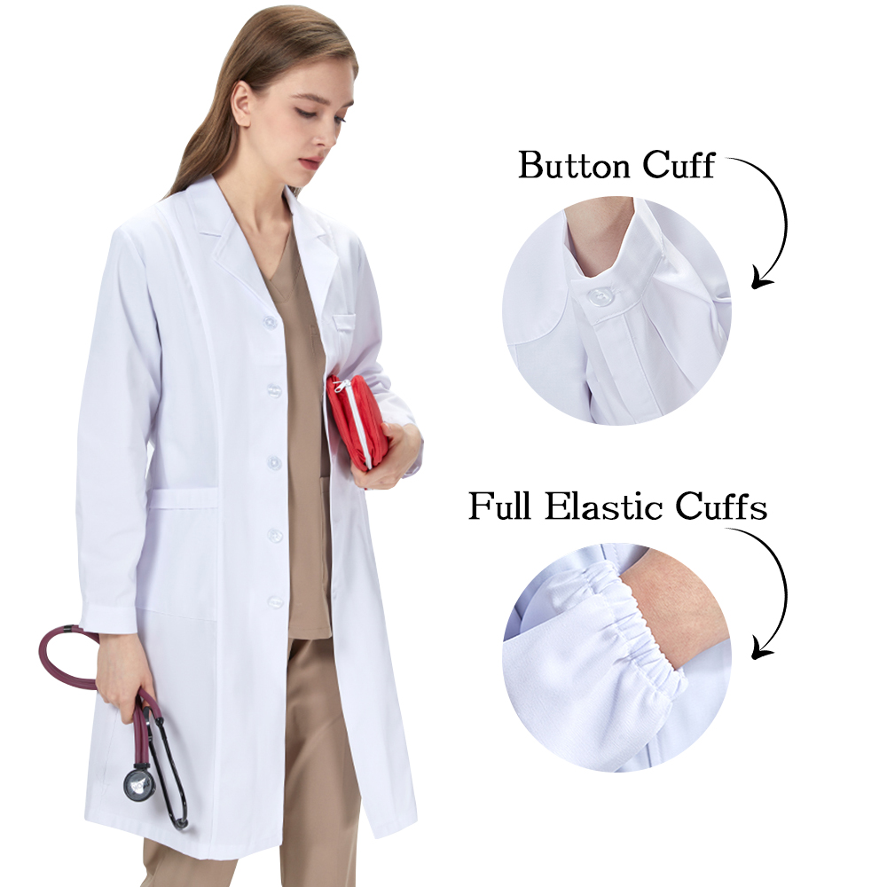 White Lab Coats Unisex Hospita - Medical Health Lab recensione e prezzo