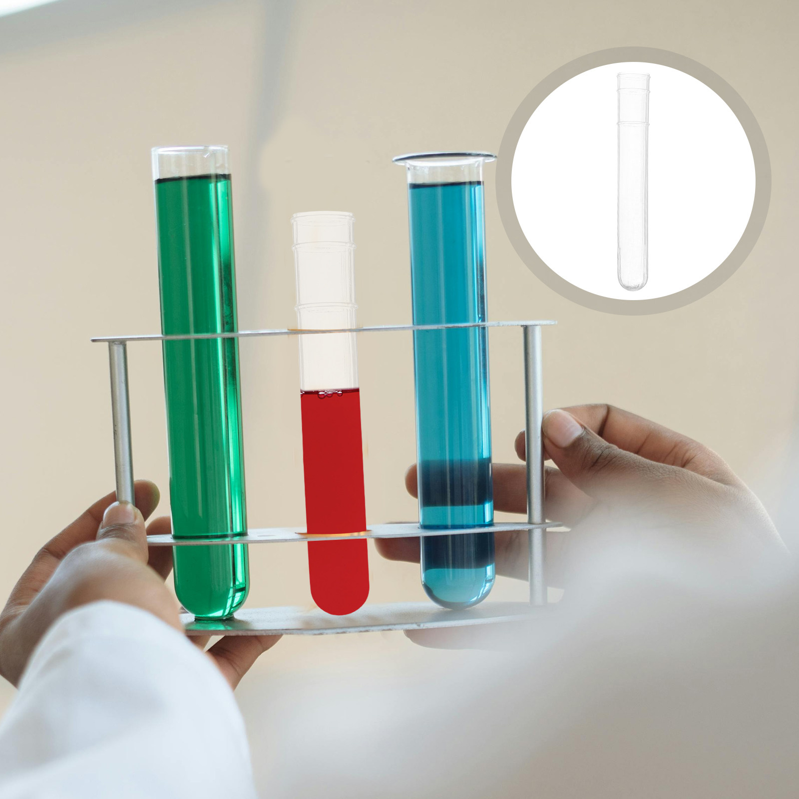 100Pcs Clear Plastic Test Tube - Blood Collection Tube recensione e prezzo