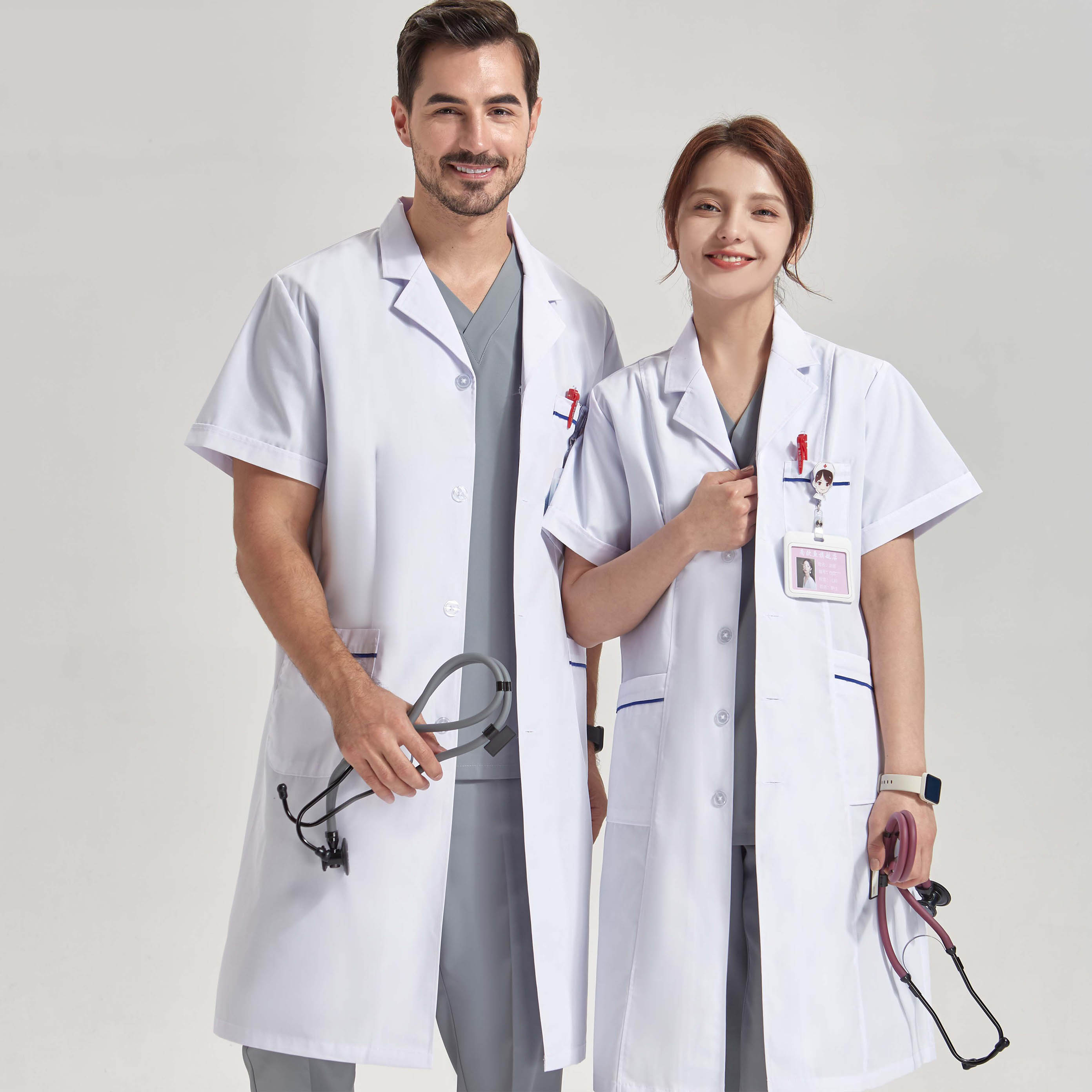 Professional White Lab Coats H - Medical Lab Gown recensione e prezzo