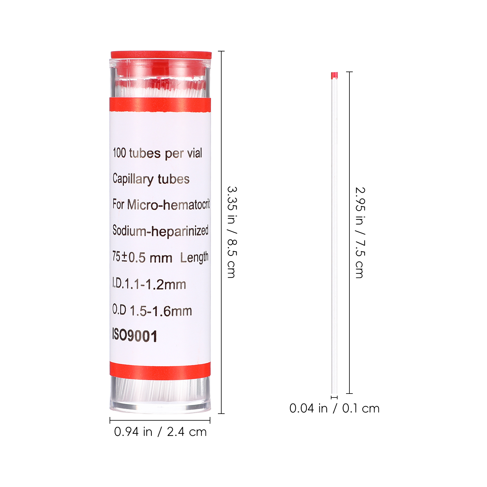 75mm Glass Capillary Tube Hema - Blood Collection Tube recensione e prezzo