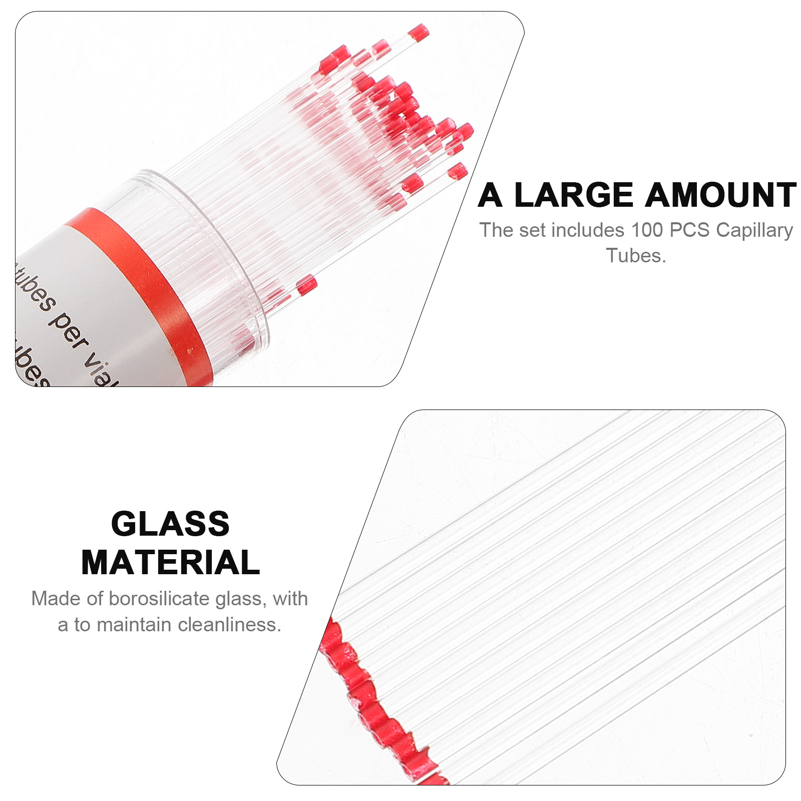 75mm Glass Capillary Tube Hema - Blood Collection Tube recensione e prezzo