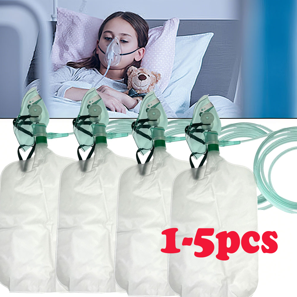 1-5PCS Adult Non-rebreather ox - Oxygen Mask Non-Rebreather recensione e prezzo