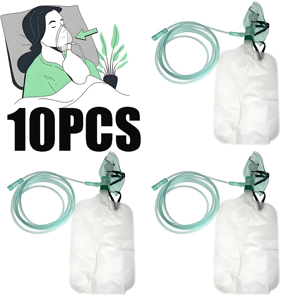 10PCS Adult Non-rebreather oxy - Oxygen Mask Non-Rebreather recensione e prezzo