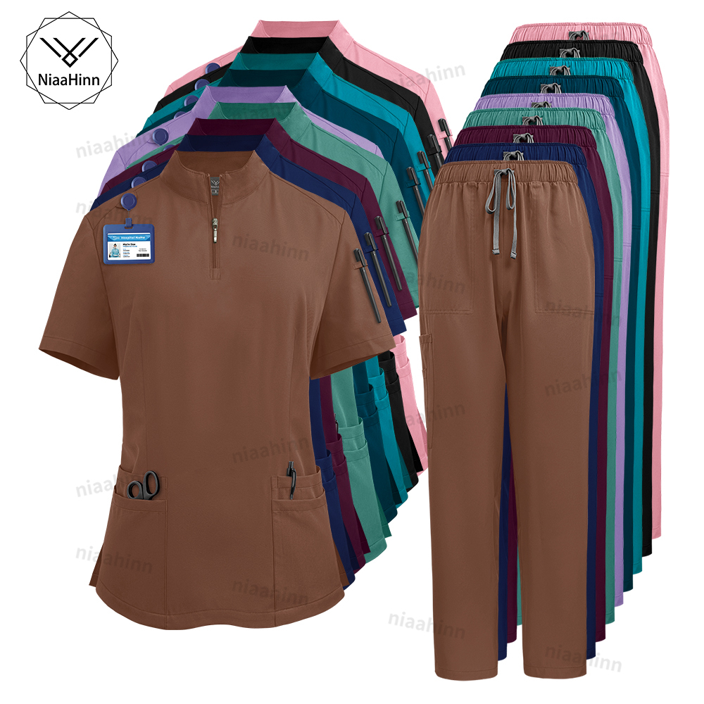 Niaahinn Scrub Surgical Unifor - Medical Lab Coats recensione e prezzo