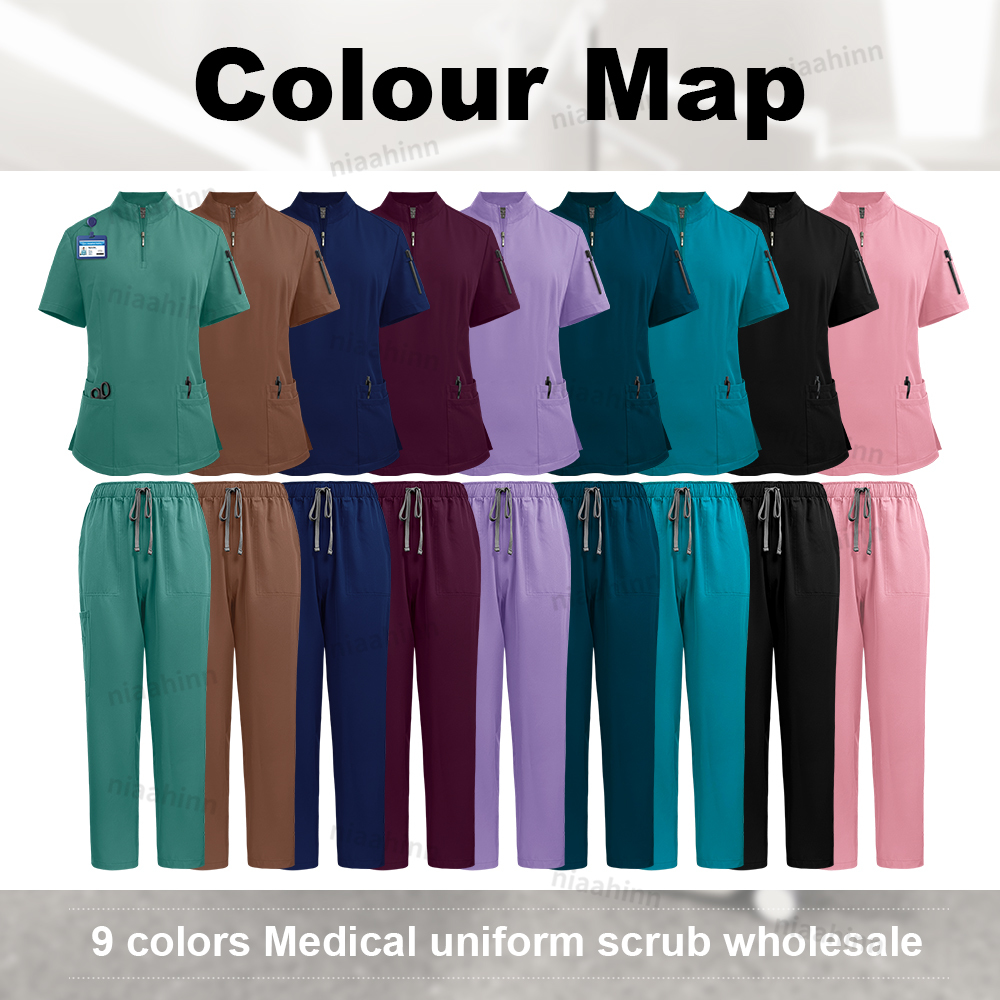 Niaahinn Scrub Surgical Unifor - Medical Lab Coats recensione e prezzo