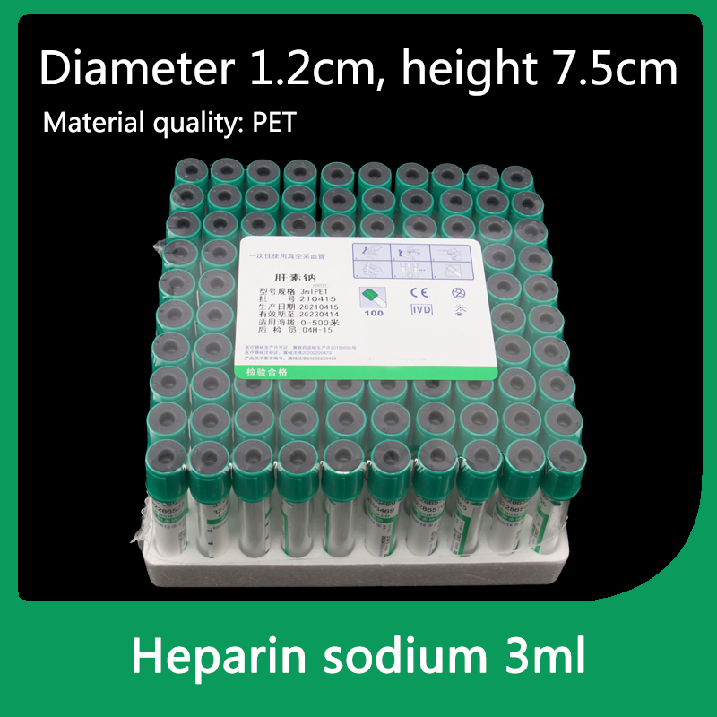 3/5/10ml Heparin Sodium Antico - Blood Collection Tube recensione e prezzo