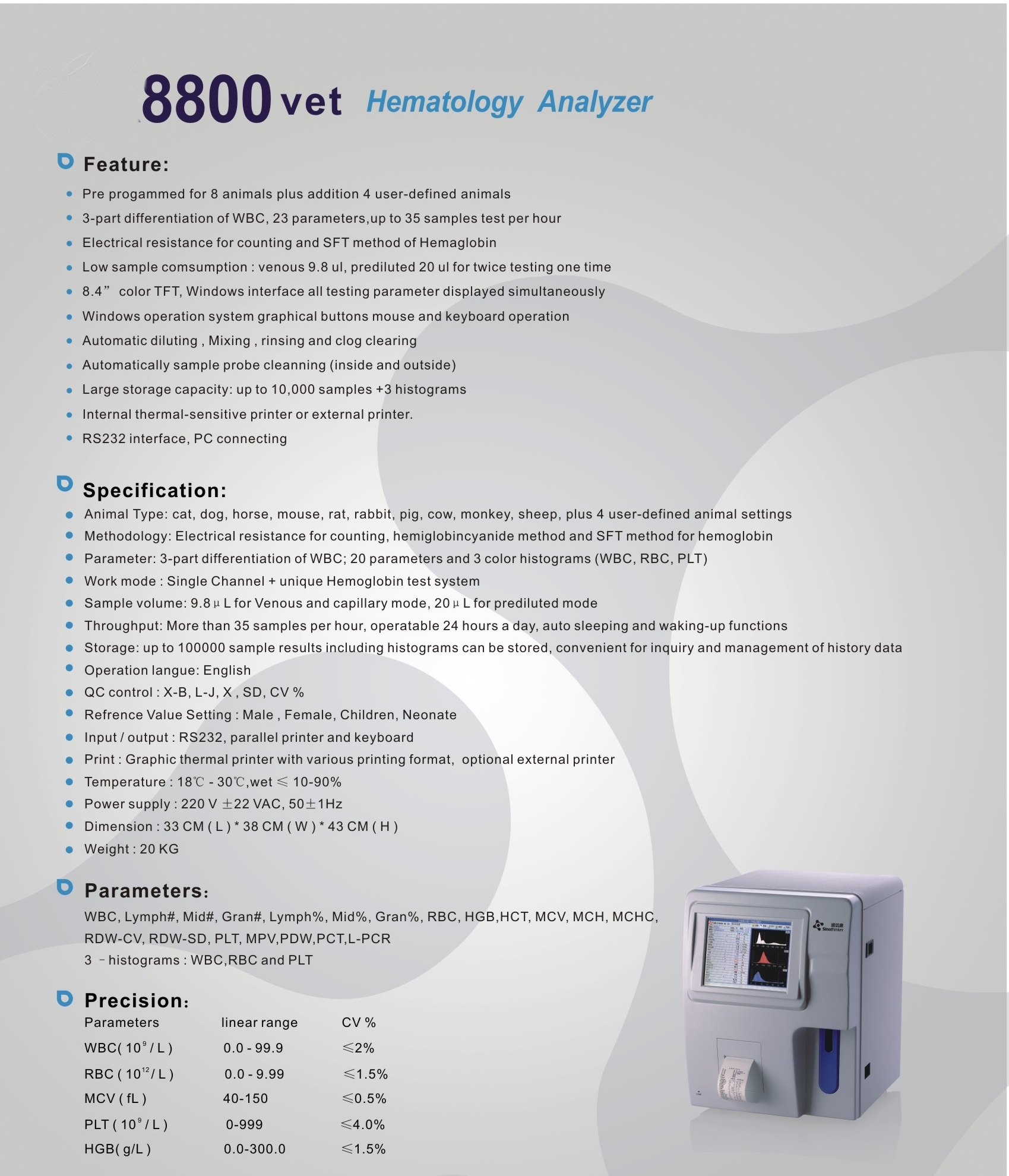 New Open System Animal Three P - Medical Health Lab recensione e prezzo