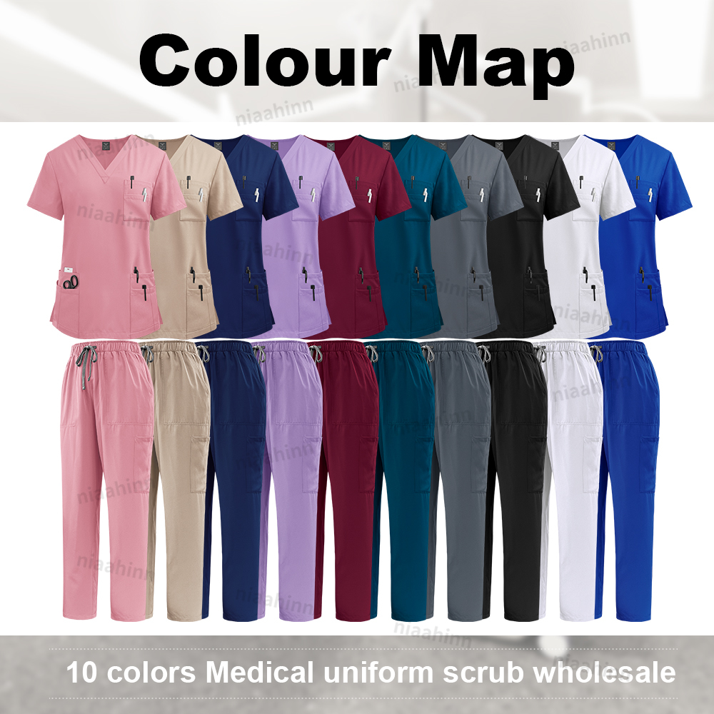 Multicolor Scrubs Uniform Wome - Medical Lab Coats recensione e prezzo