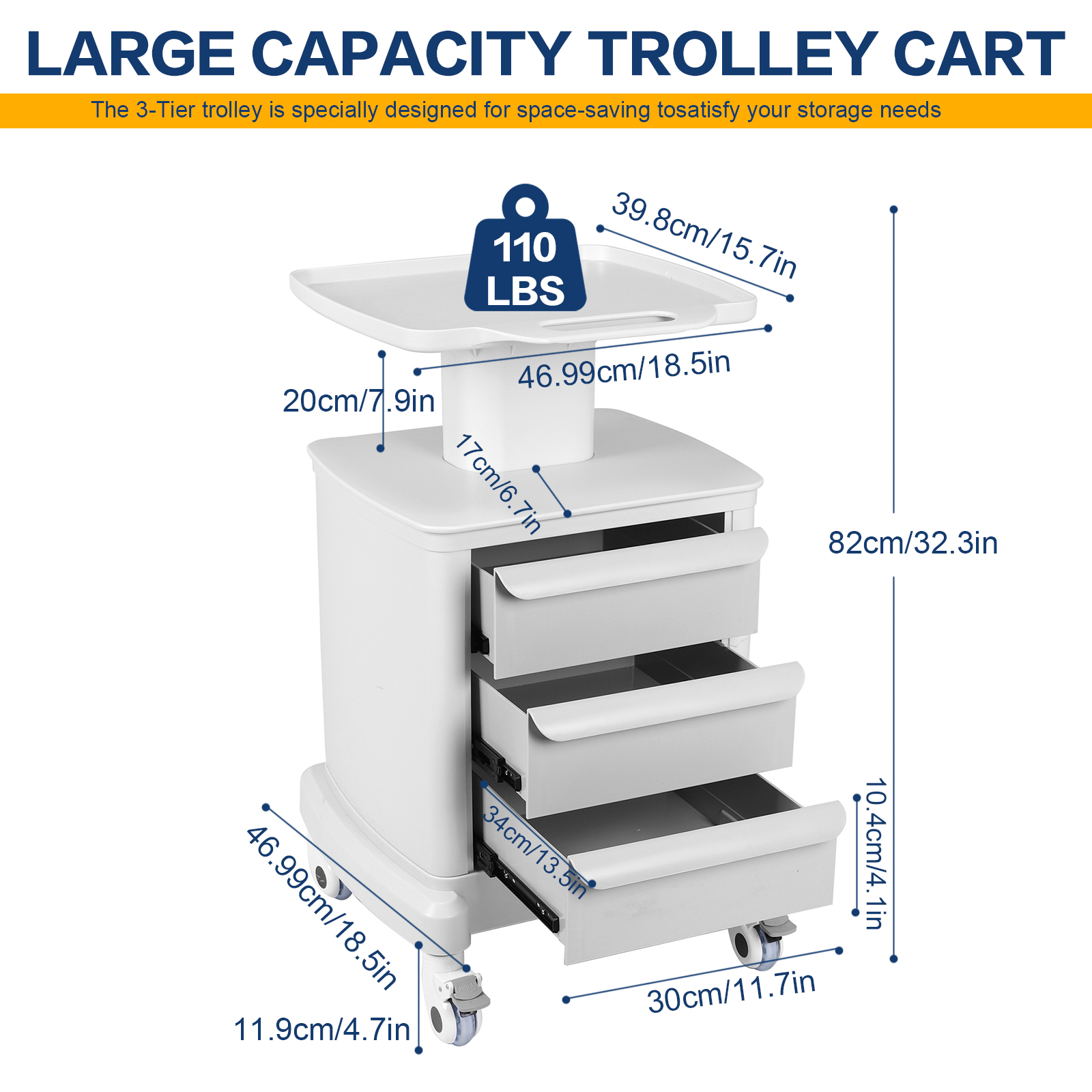 Beauty Storage Utility Cart wi - Medical Lab Professional recensione e prezzo