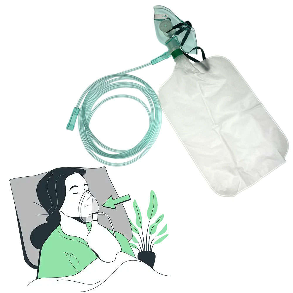 5-10Pcs Disposable Adult High  - Oxygen Mask Non-Rebreather recensione e prezzo