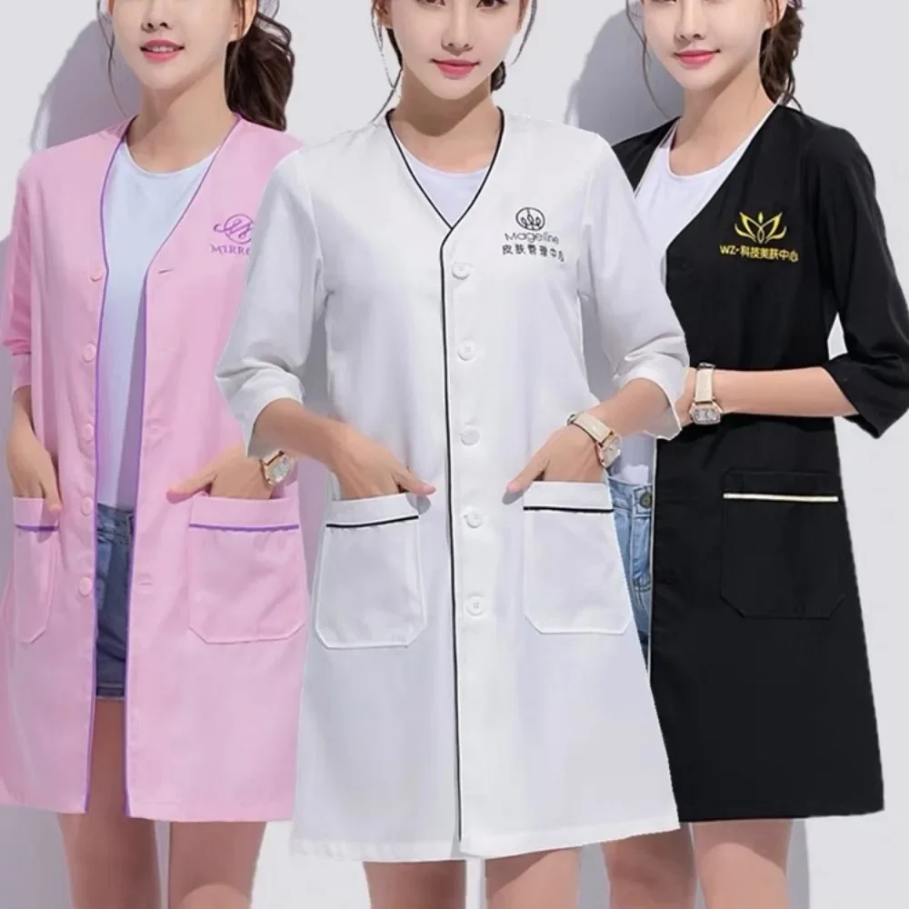 Custom Logo beauty uniform bea - Medical Lab Coats recensione e prezzo