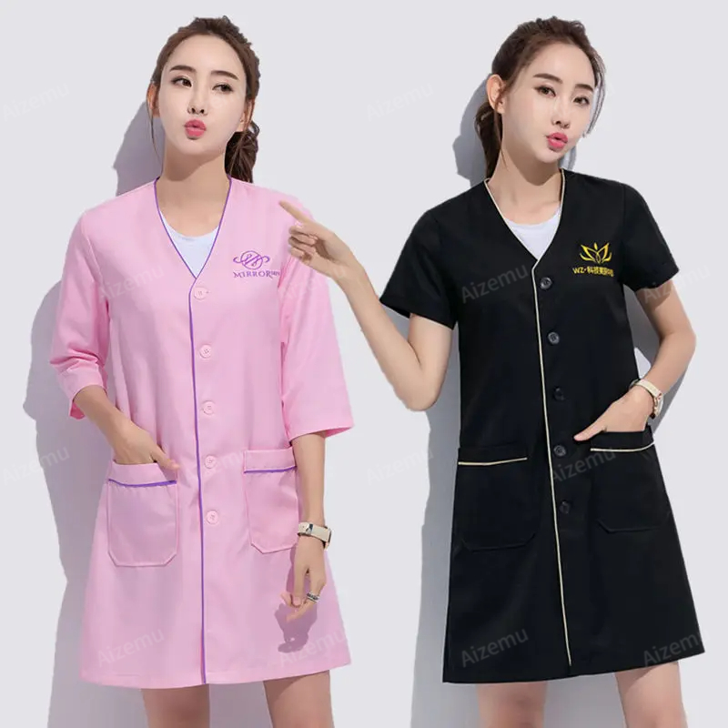 Black short beauty uniform dre - Medical Lab Logo recensione e prezzo