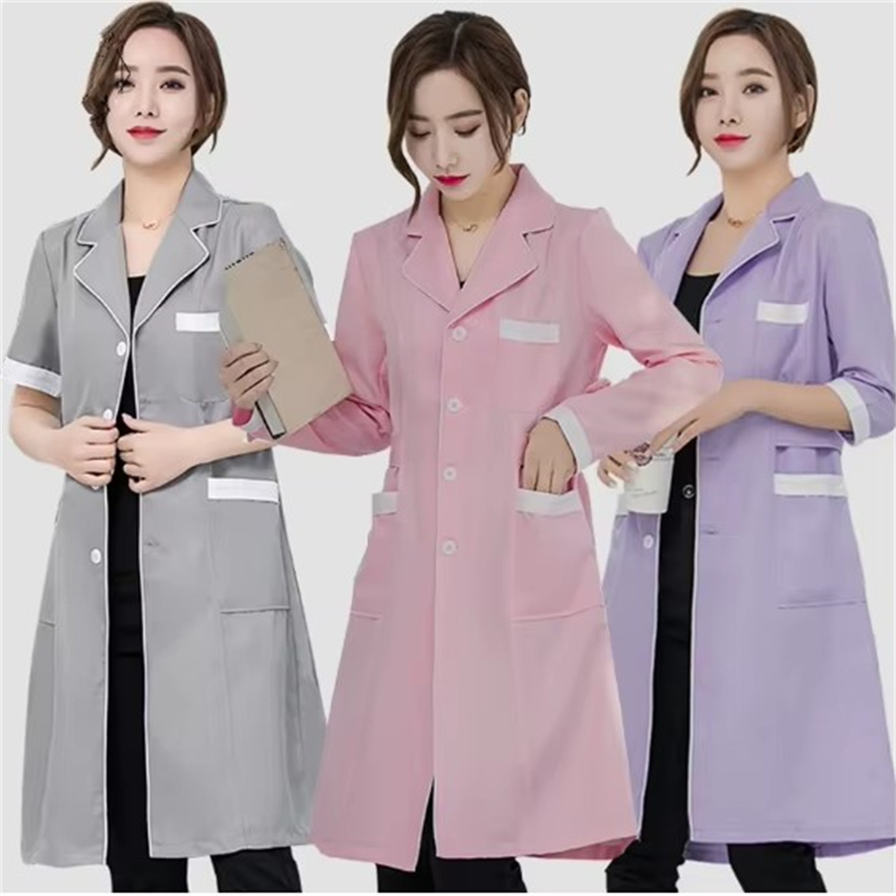 High grade gray solid color sl - Medical Lab Coats recensione e prezzo
