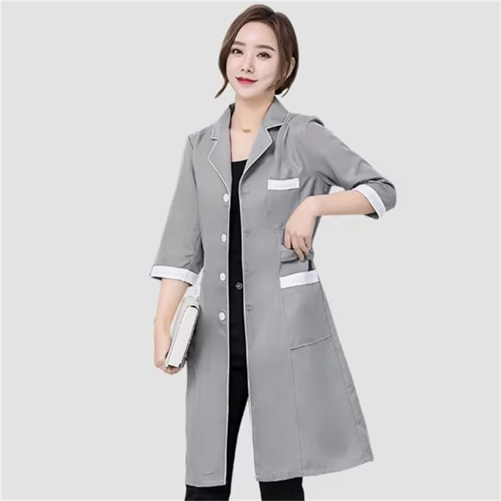 High grade gray solid color sl - Medical Lab Coats recensione e prezzo