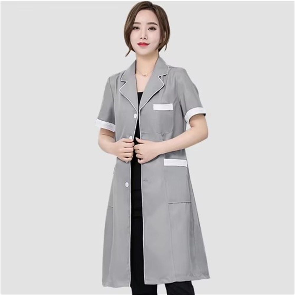 High grade gray solid color sl - Medical Lab Coats recensione e prezzo
