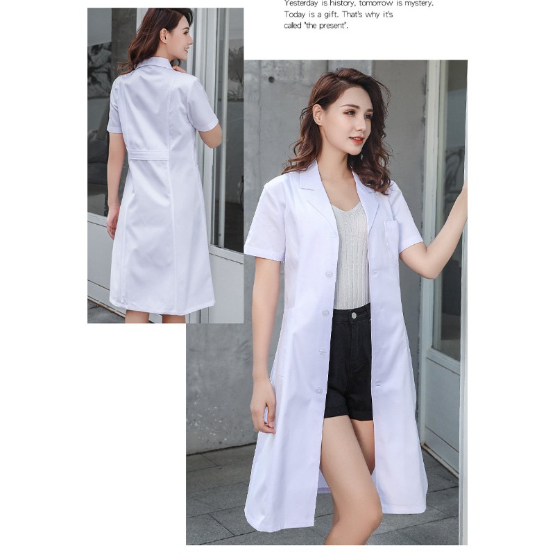 Lab Isolation Gown White Coat  - Medical Lab Gown recensione e prezzo