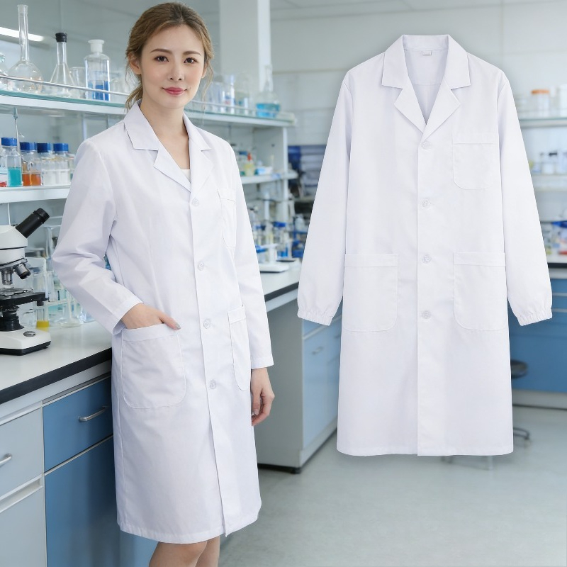 Lab Isolation Gown White Coat  - Medical Lab Gown recensione e prezzo