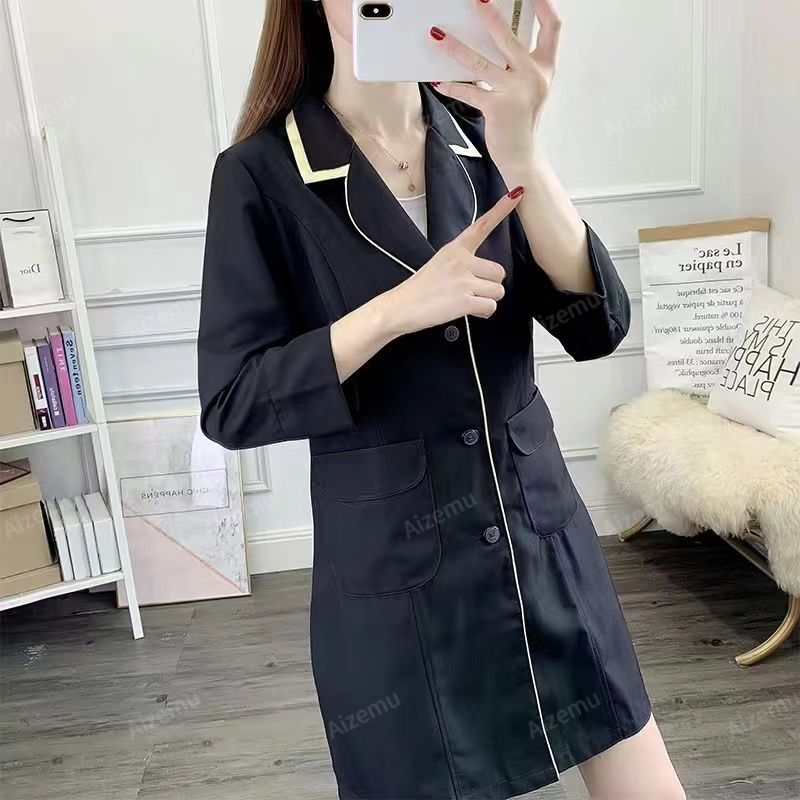 Black Beauty Salon uniform sho - Medical Lab Logo recensione e prezzo