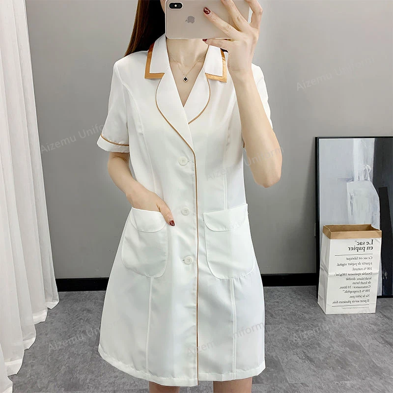 Black Beauty Salon uniform sho - Medical Lab Logo recensione e prezzo
