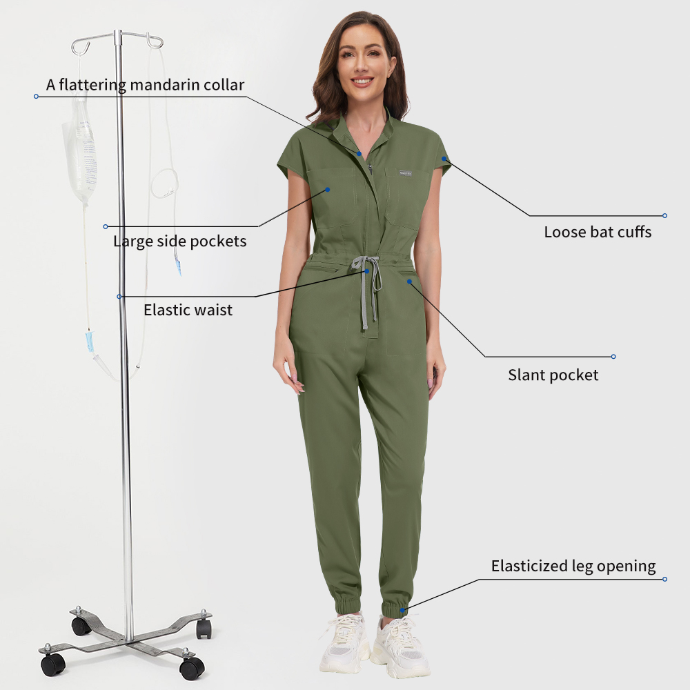 Niaahinn Zipper Neck Lab Jumps - Medical Health Lab recensione e prezzo
