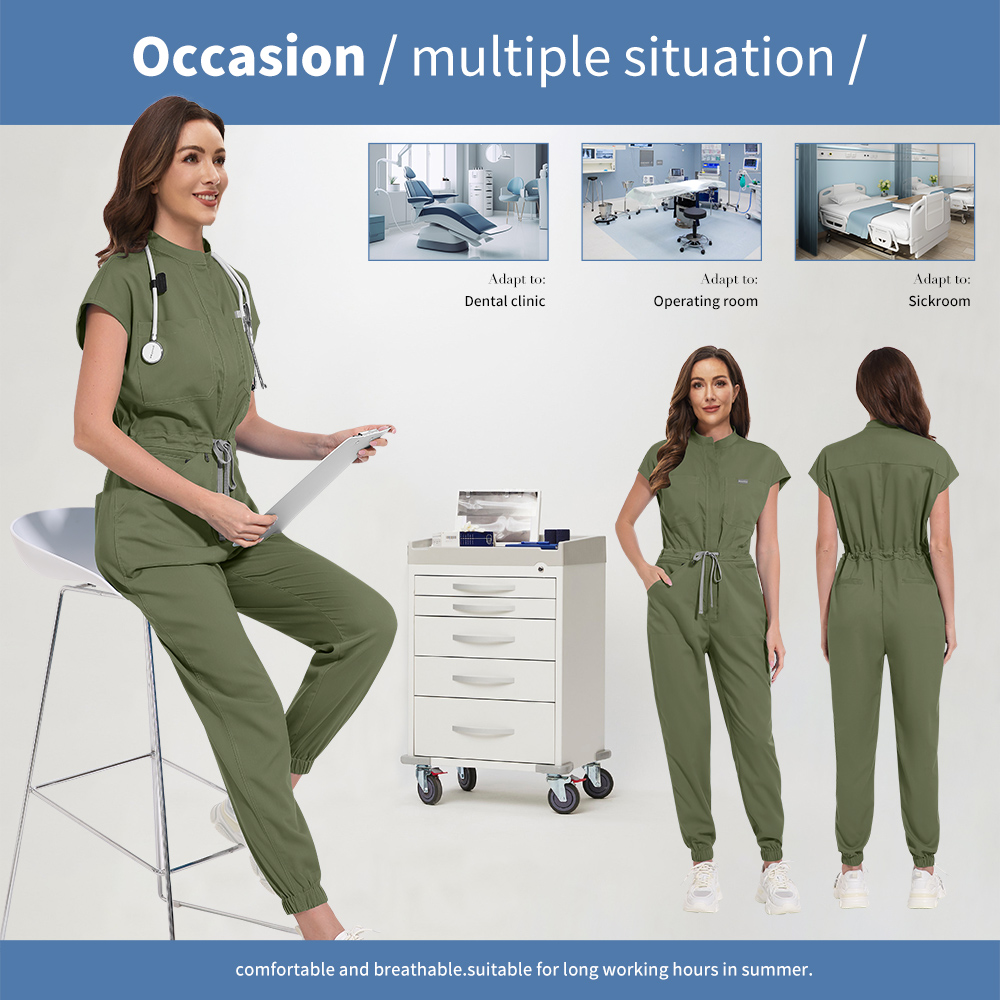 Niaahinn Zipper Neck Lab Jumps - Medical Health Lab recensione e prezzo