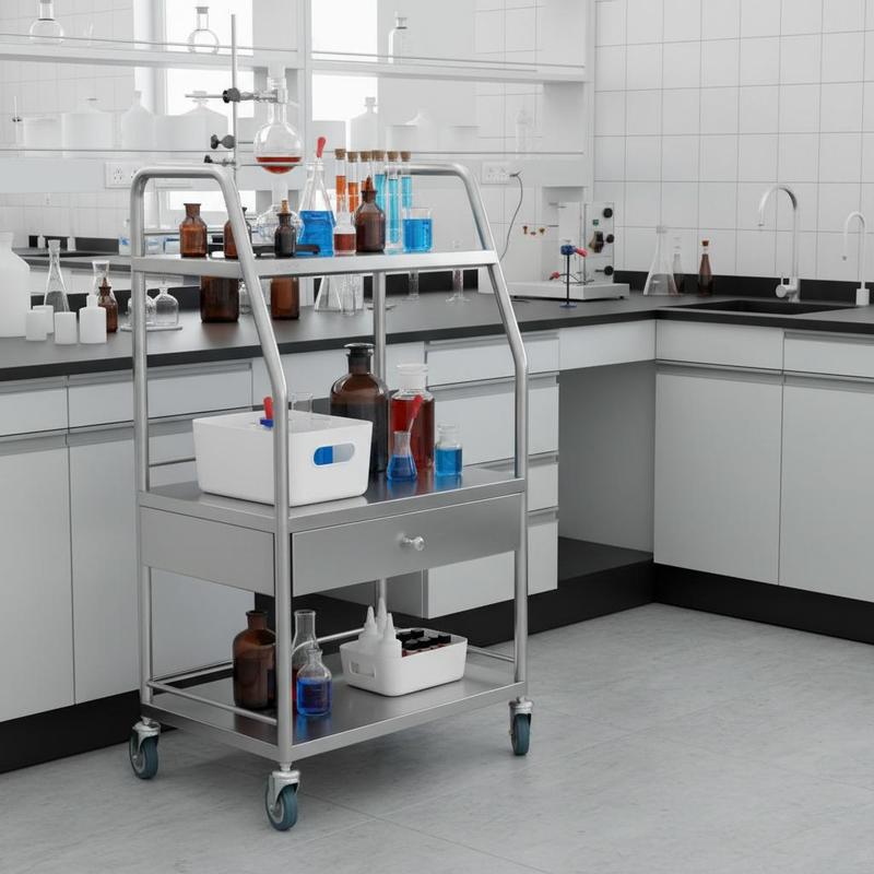 Medical Trolley 23.6x15.7x33.4 - Medical Lab Professional recensione e prezzo