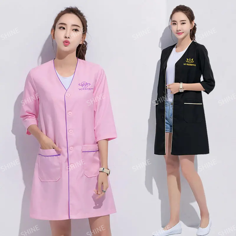 Custom Logo beauty uniform bea - Medical Lab Logo recensione e prezzo